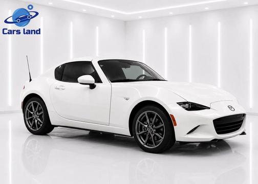 Snowflake White Pearl Mica 2021 Mazda MX-5 Miata RF Grand Touring