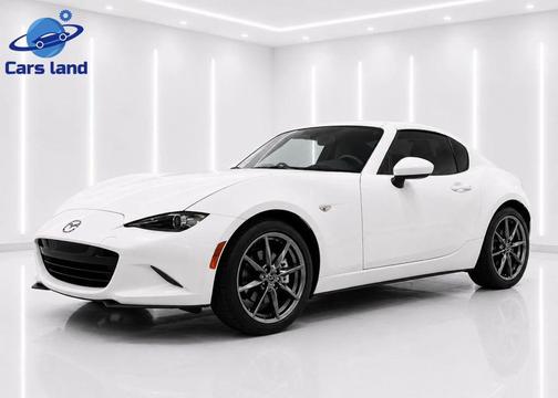 Snowflake White Pearl Mica 2021 Mazda MX-5 Miata RF Grand Touring