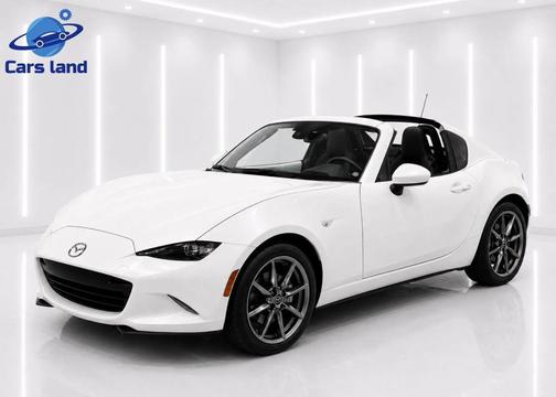 Snowflake White Pearl Mica 2021 Mazda MX-5 Miata RF Grand Touring