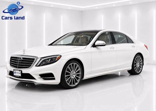 White 2017 Mercedes-Benz S-Class S 550 Sedan 4D