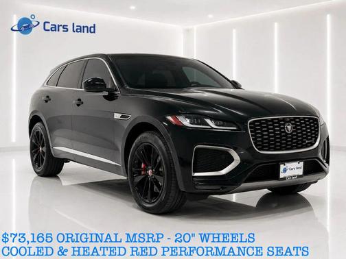 Black 2021 Jaguar F-PACE R-Dynamic S P400 AWD Automatic