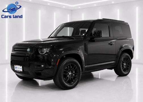 Santorini Black Metallic 2024 Land Rover Defender 90 P400 X-Dynamic SE