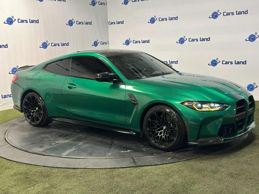 Isle of Man Green Metallic 2024 BMW M4 Competition xDrive