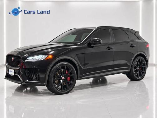 Black 2020 Jaguar F-PACE SVR P550 AWD Automatic