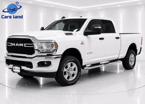Bright White Clearcoat 2024 RAM 2500 Big Horn Crew Cab 4x4 6'4' Box
