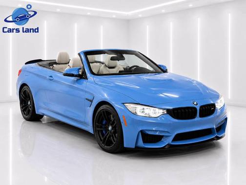 Blue 2015 BMW M4 Base