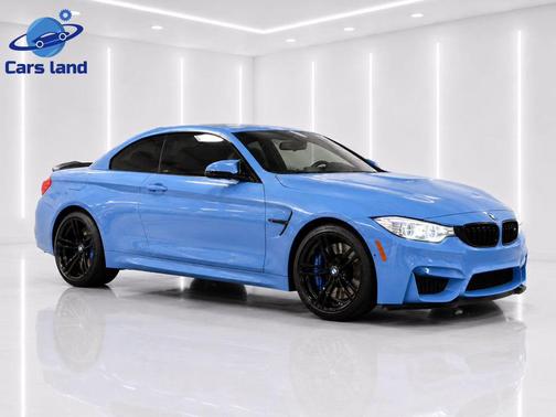 Blue 2015 BMW M4 Base