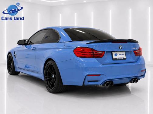 Blue 2015 BMW M4 Base