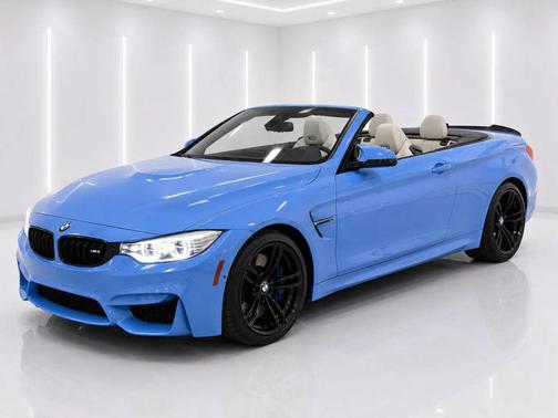 Blue 2015 BMW M4 Base