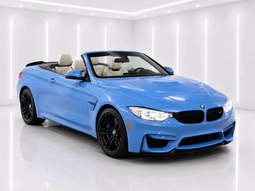 Blue 2015 BMW M4 Base