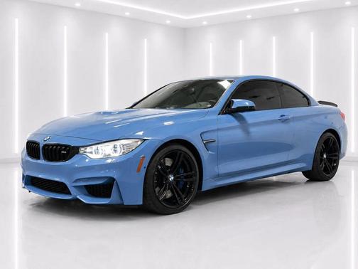 Blue 2015 BMW M4 Base