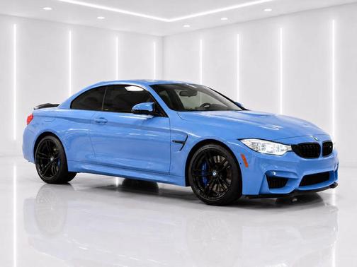 Blue 2015 BMW M4 Base