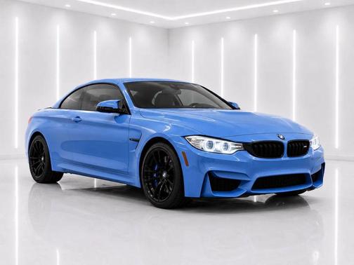 Blue 2015 BMW M4 Base