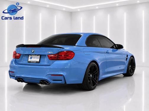 Blue 2015 BMW M4 Base