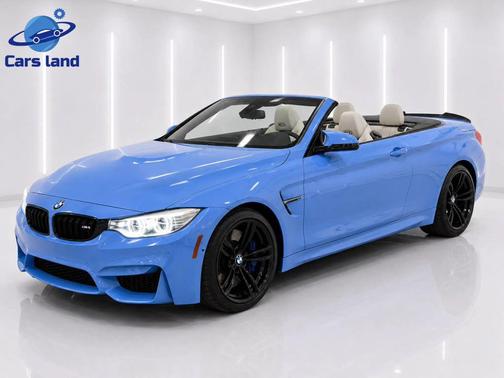 Blue 2015 BMW M4 Base