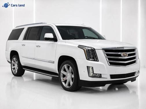 Crystal White Tricoat 2020 Cadillac Escalade ESV Sport