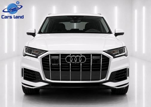 Glacier White Metallic 2023 Audi Q7 55 Prestige