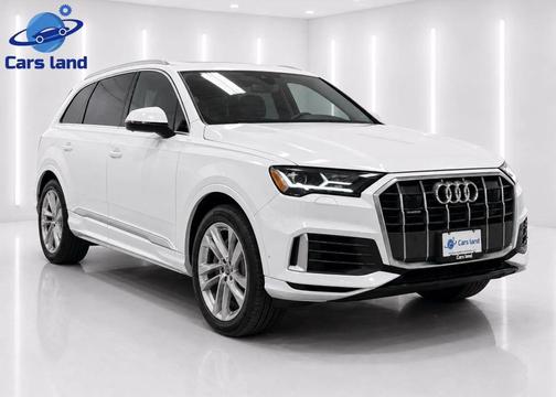 Glacier White Metallic 2023 Audi Q7 55 Prestige