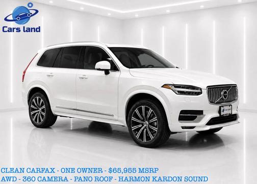 Crystal White Metallic 2023 Volvo XC90 B6 Plus 6-Seater