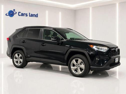 Midnight Black Metallic 2021 Toyota RAV4 Hybrid XLE Premium