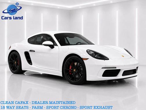 White 2018 Porsche 718 Cayman S