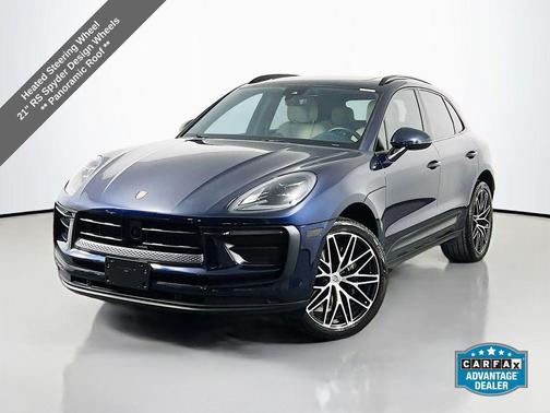 Blue 2023 Porsche Macan Base