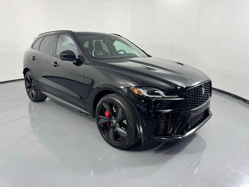 Santorini Black 2024 Jaguar F-PACE SVR