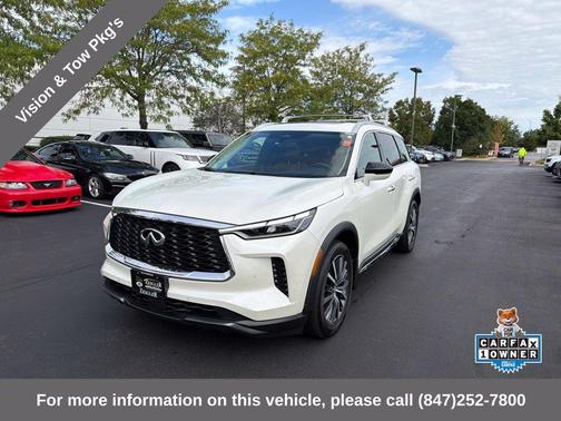 Majestic White 2025 INFINITI QX60 SENSORY