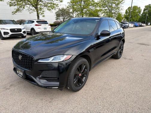 Santorini Black 2022 Jaguar F-PACE S