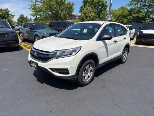 White 2015 Honda CR-V LX