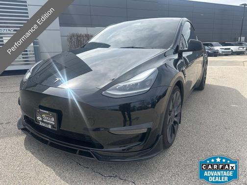 Black 2021 Tesla Model Y Performance
