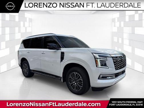 Aspen White Tricoat 2025 Nissan Armada SL