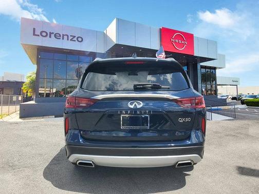 Hermosa Blue 2024 INFINITI QX50 Luxe