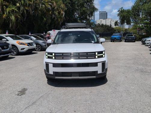 White 2024 Hyundai SANTA FE HEV SEL