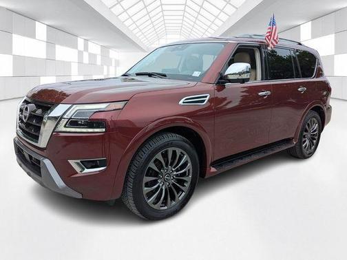 Coulis Red 2024 Nissan Armada Platinum