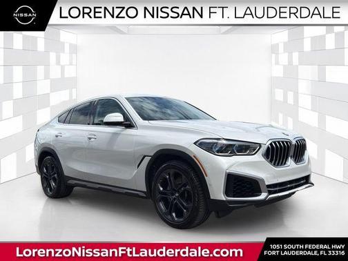 Mineral White Metallic 2023 BMW X6 xDrive40i