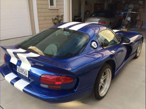 Viper Blue Pearl Coat 1997 Dodge Viper GTS