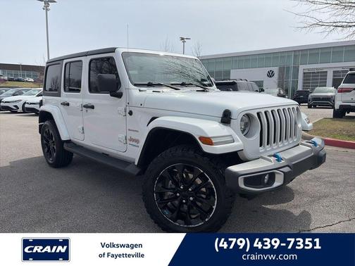 Bright White Clearcoat 2022 Jeep Wrangler Unlimited 4xe Sahara