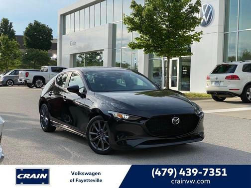 Jet Black 2023 Mazda Mazda3 FWD w/Preferred Package