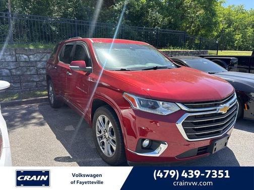 Red Tintcoat 2021 Chevrolet Traverse Premier