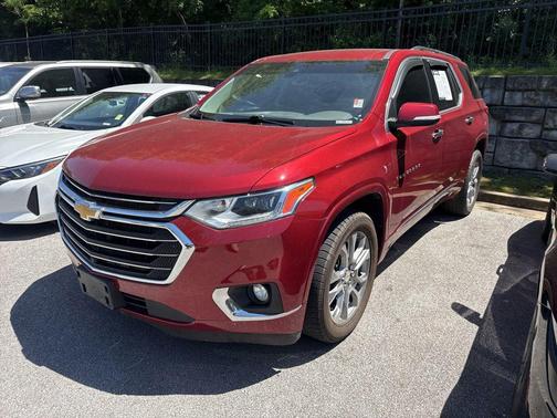 Red Tintcoat 2021 Chevrolet Traverse Premier