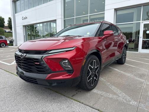Radiant Red 2024 Chevrolet Blazer RS