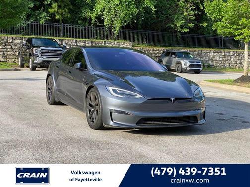 Midnight Silver Metallic 2021 Tesla Model S Plaid