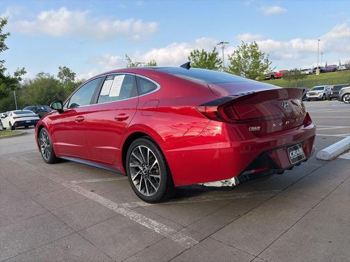Calypso Red 2020 Hyundai SONATA Limited