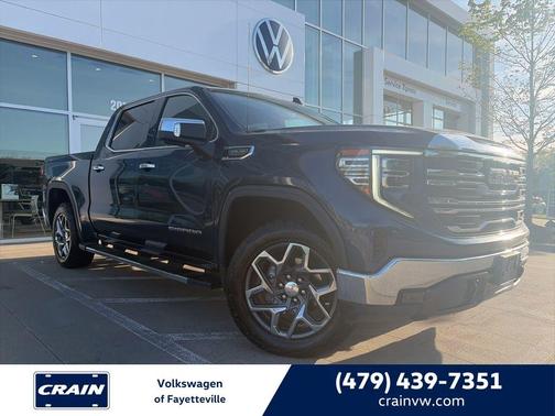 Pacific Blue Metallic 2023 GMC Sierra 1500 SLT