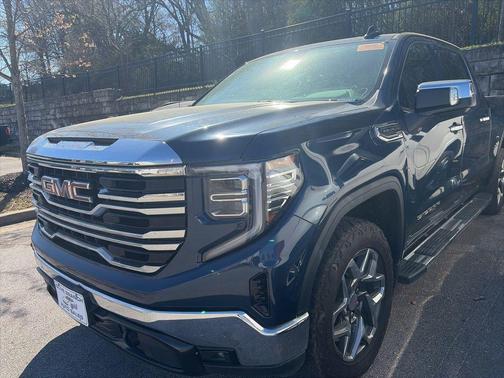 Pacific Blue Metallic 2023 GMC Sierra 1500 SLT