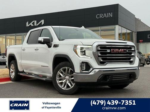 Summit White 2021 GMC Sierra 1500 SLT