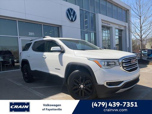 White Frost Tricoat 2019 GMC Acadia SLT-1