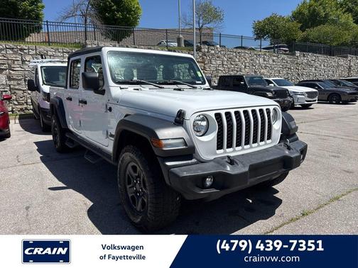 Bright White Clearcoat 2022 Jeep Gladiator Sport