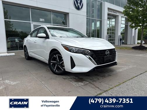 Aspen White 2024 Nissan Sentra SV
